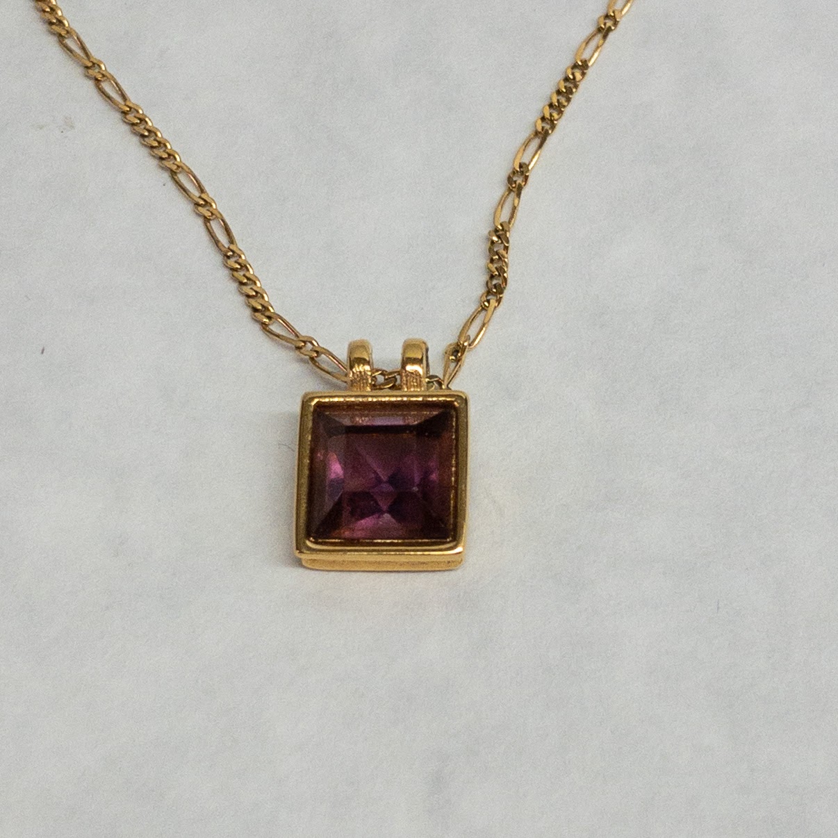 Givenchy Purple Stone Pendant