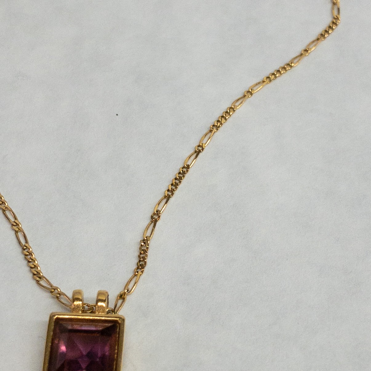 Givenchy Purple Stone Pendant