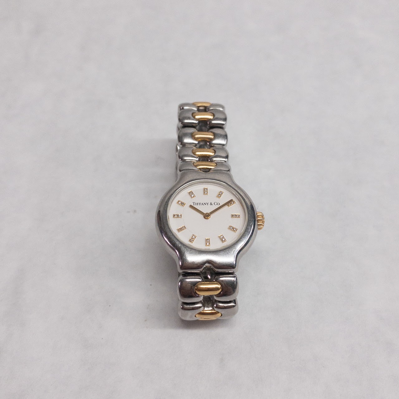 Tiffany & Co. Stainless, 18K Gold & Diamond Tesoro Wristwatch