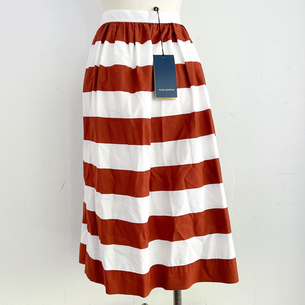 Piazza Sempione Striped Skirt