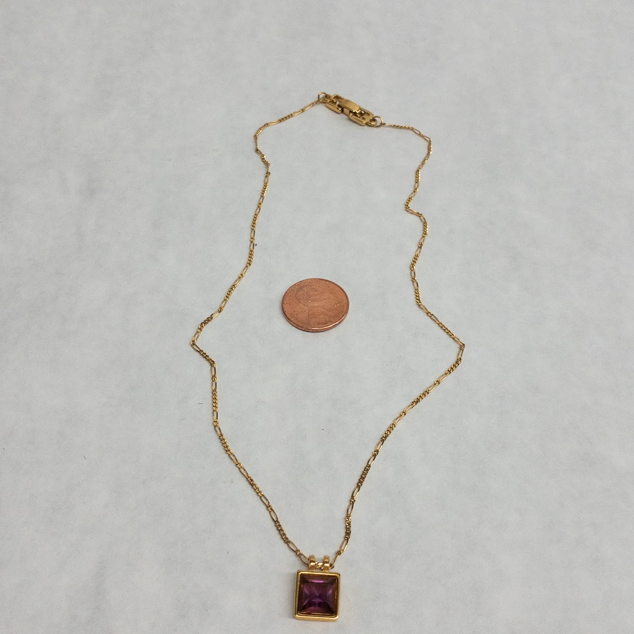 Givenchy Purple Stone Pendant