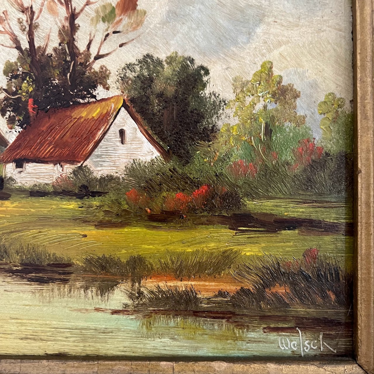 Welsch Signed Oil Painting #2