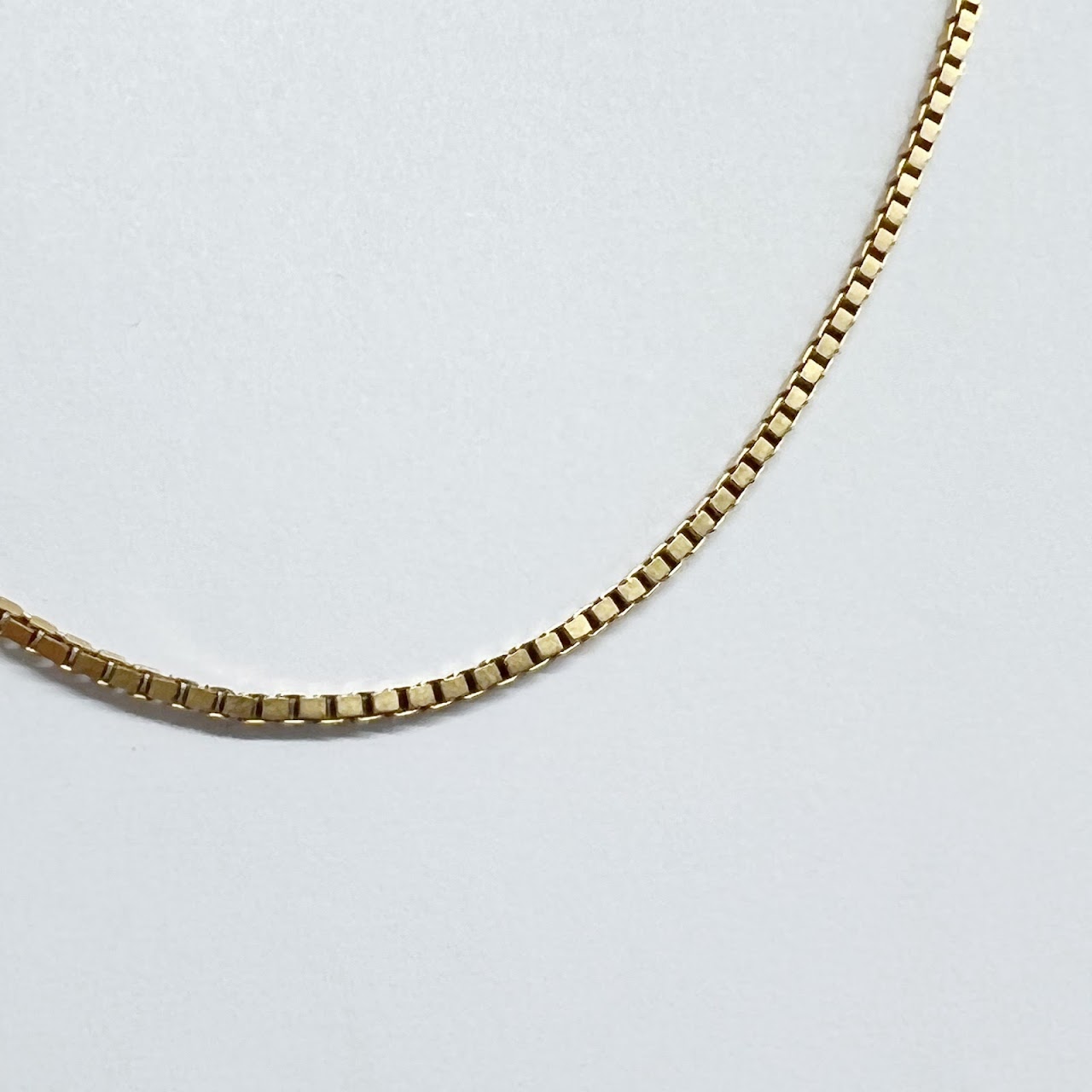 18K Gold Box Link Chain