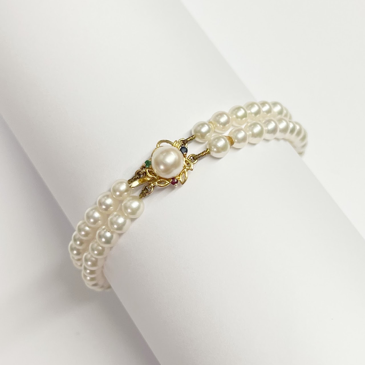 14K Gold & Pearl Bracelet