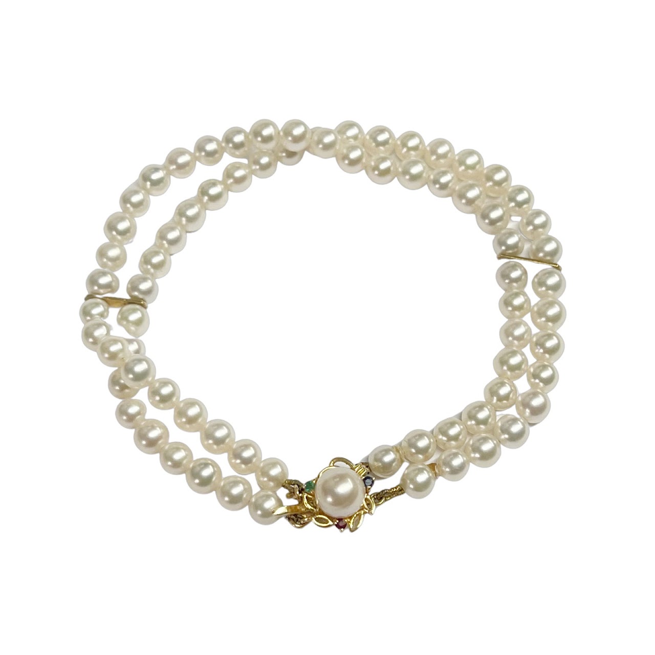 14K Gold & Pearl Bracelet