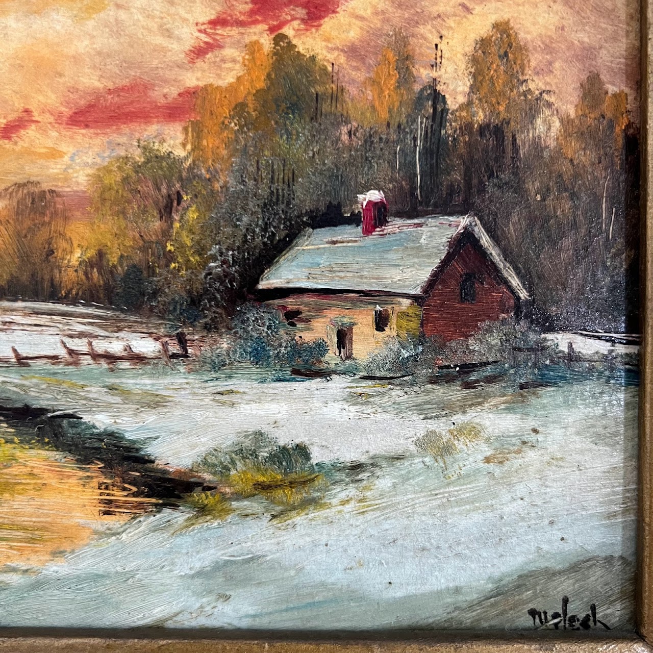 Welsch Signed Oil Painting #1