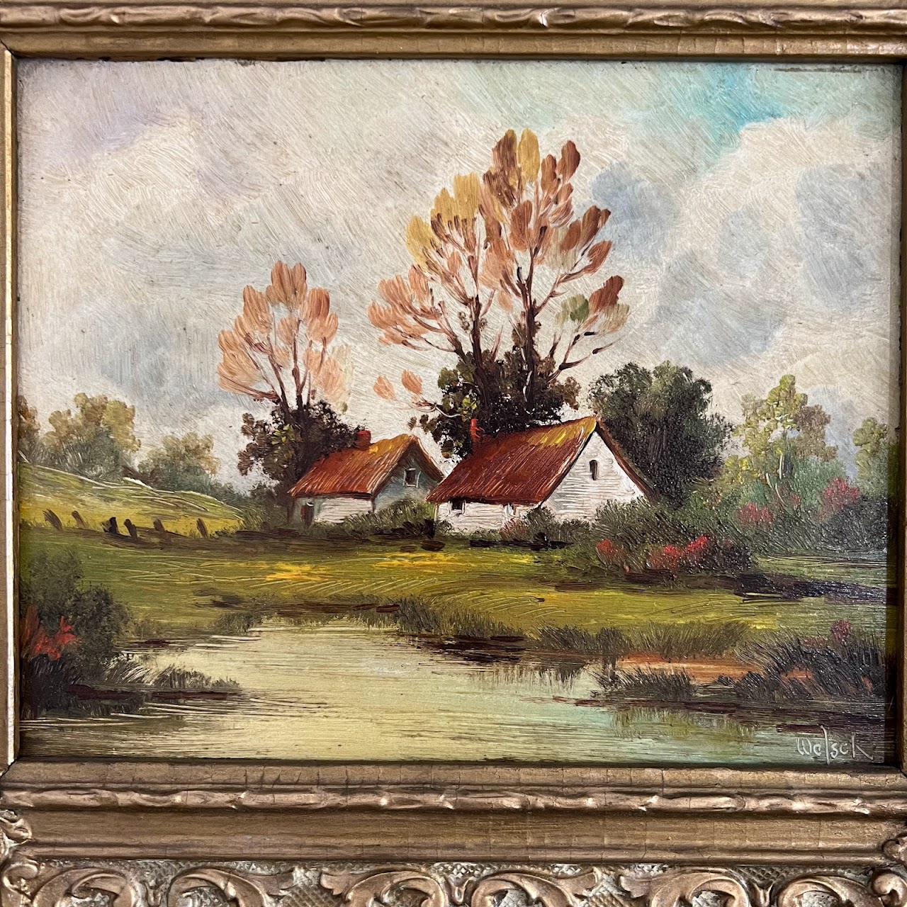 Welsch Signed Oil Painting #2