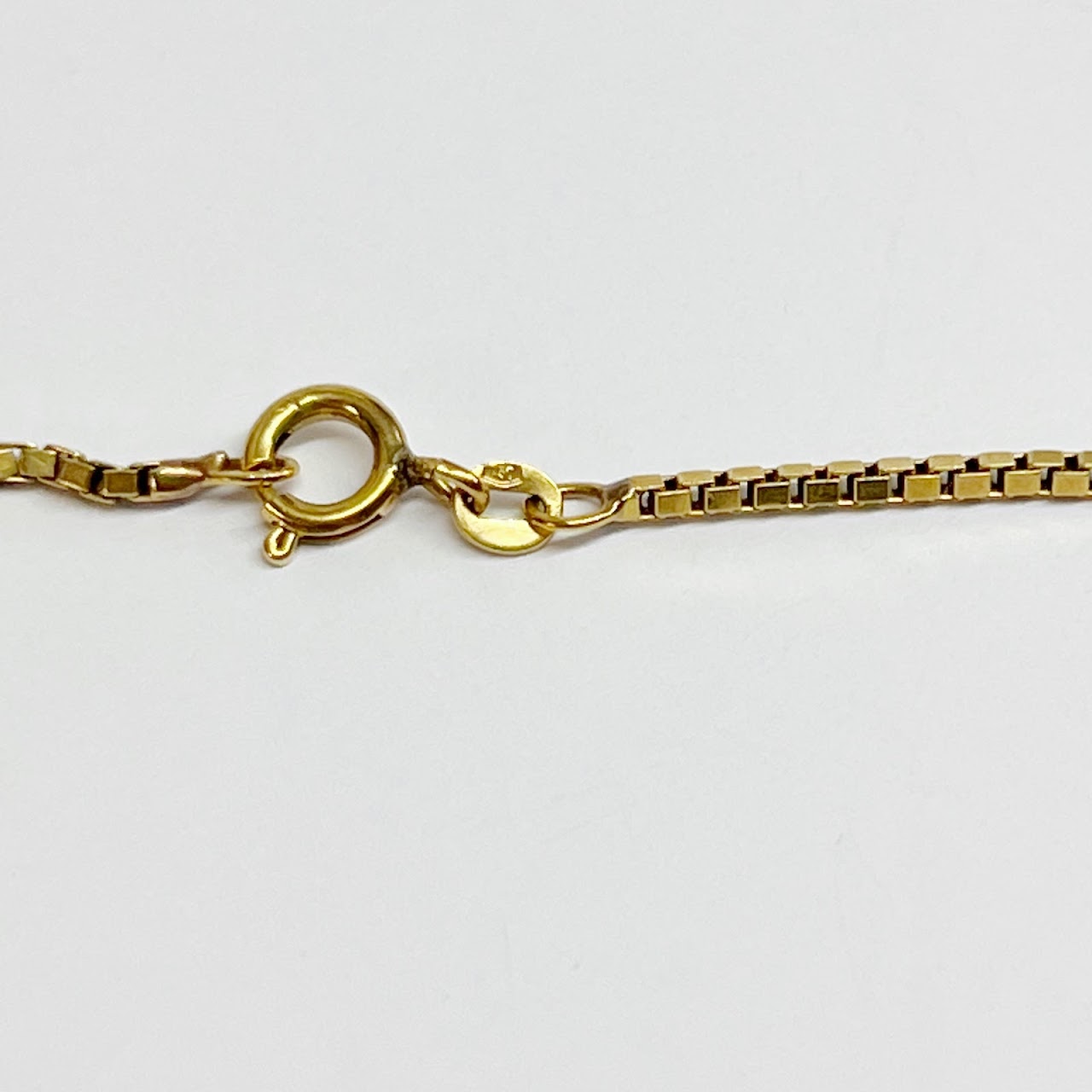 18K Gold Box Link Chain