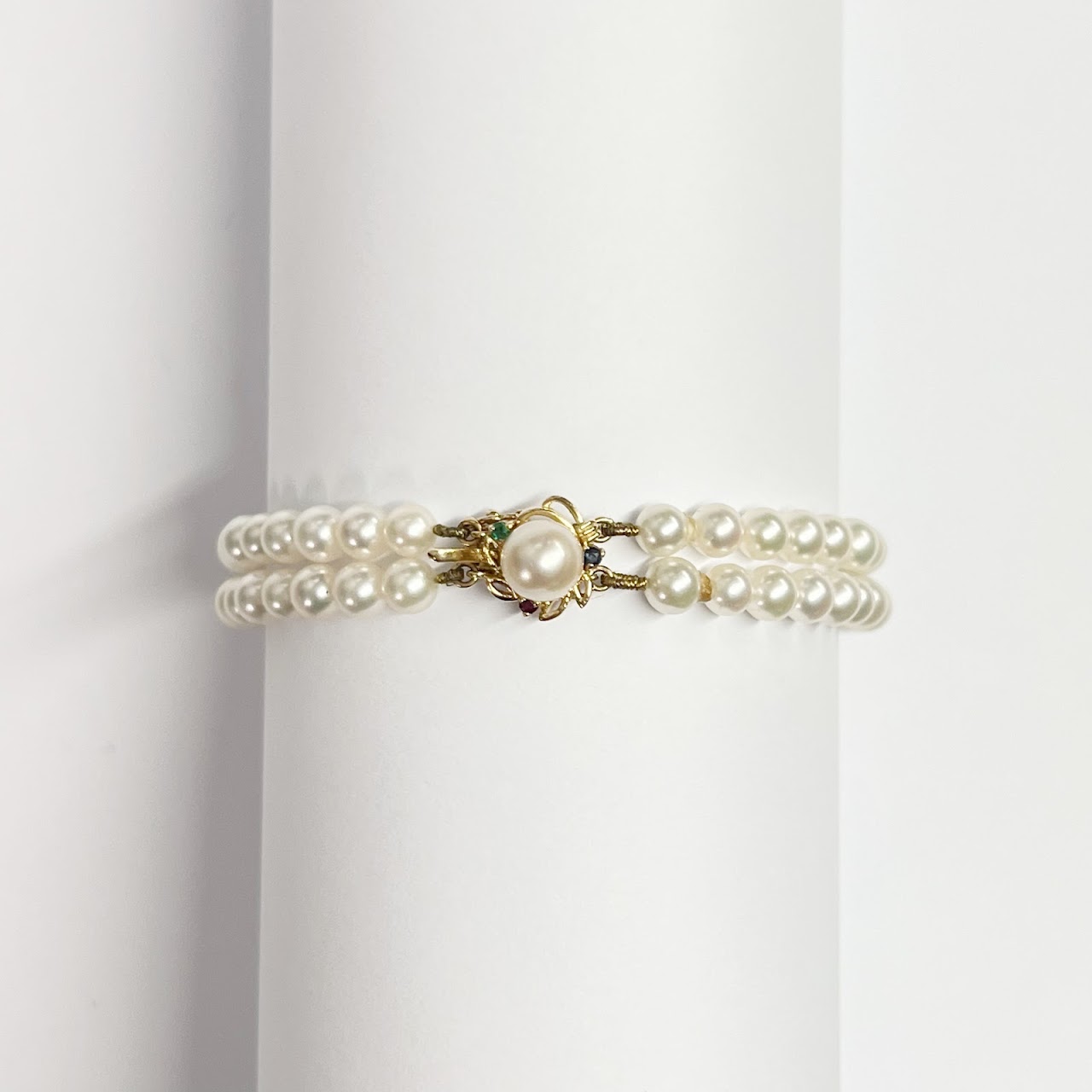 14K Gold & Pearl Bracelet