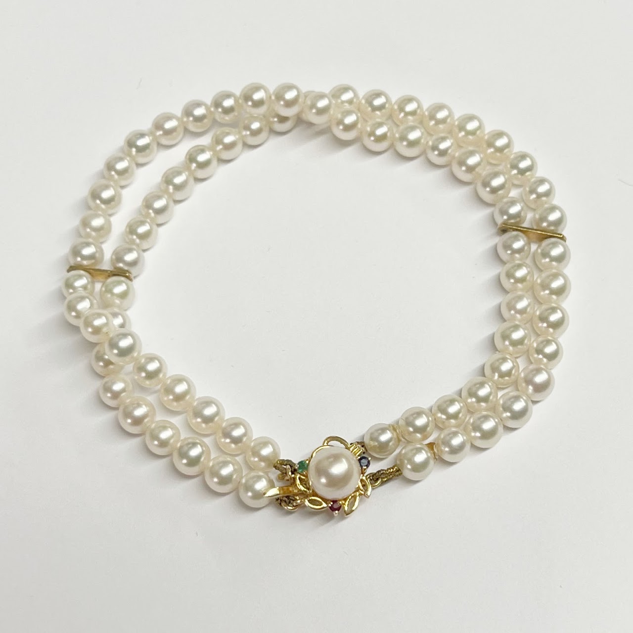 14K Gold & Pearl Bracelet