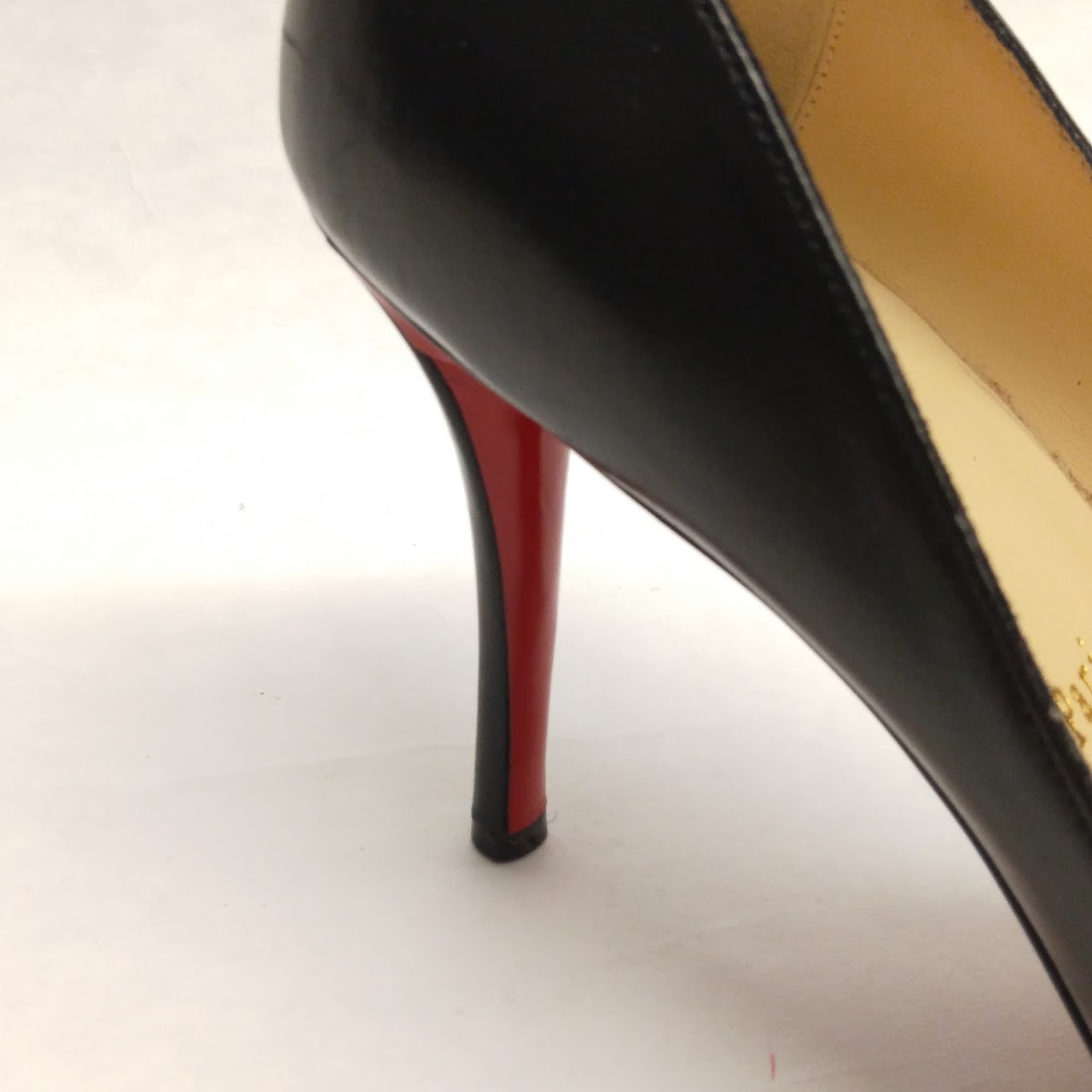 Christian Louboutin Black Leather Pumps