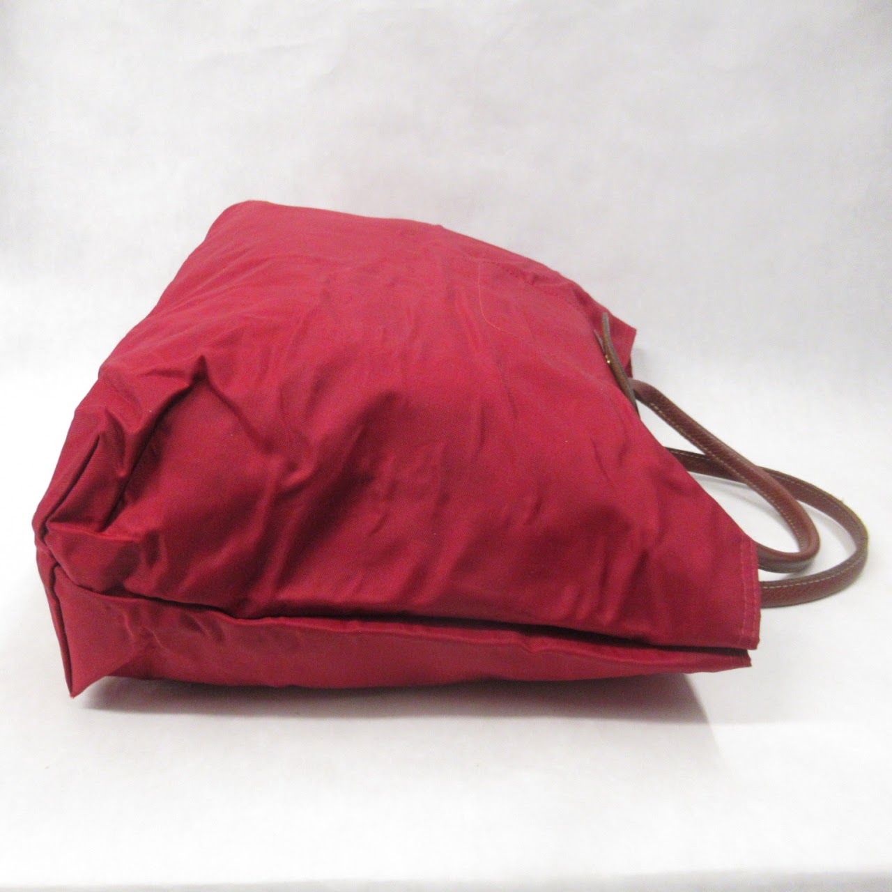 Longchamp Red Nylon Tote Bag