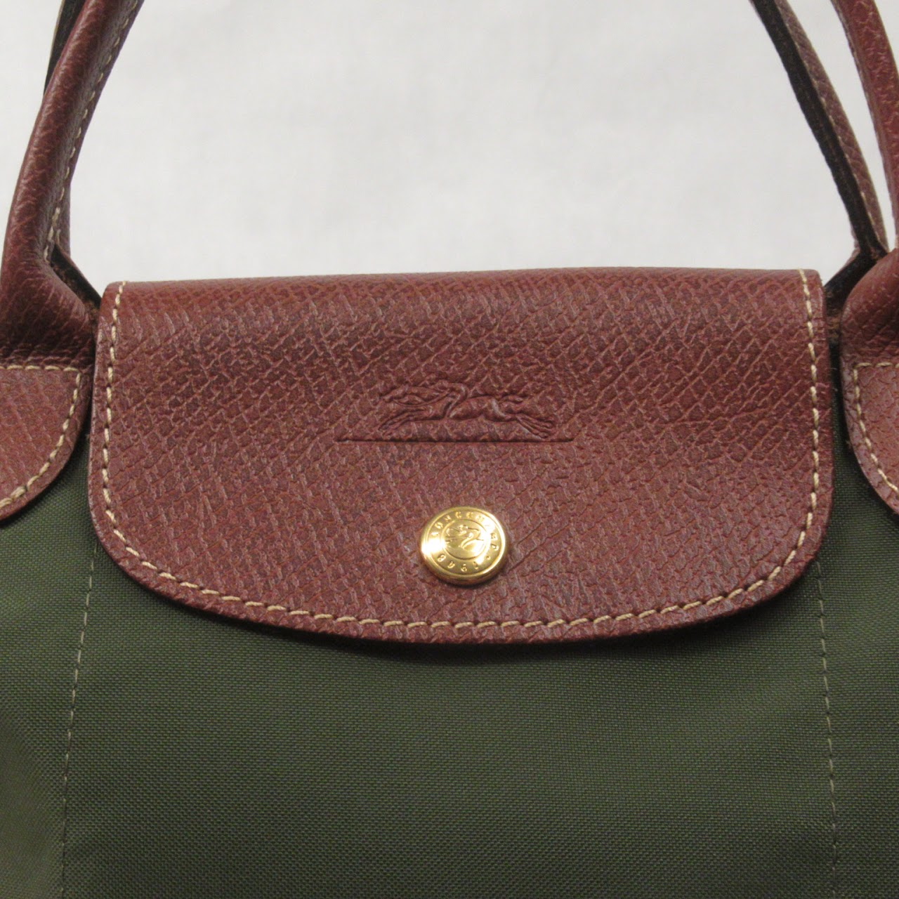 Longchamp Green Mini-Tote Bag