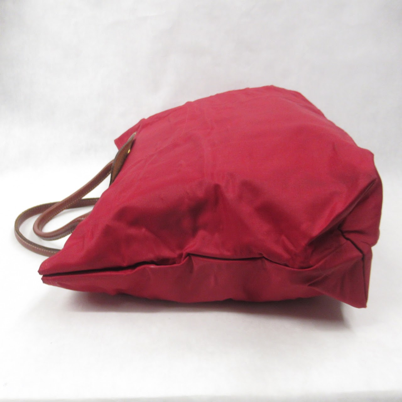 Longchamp Red Nylon Tote Bag