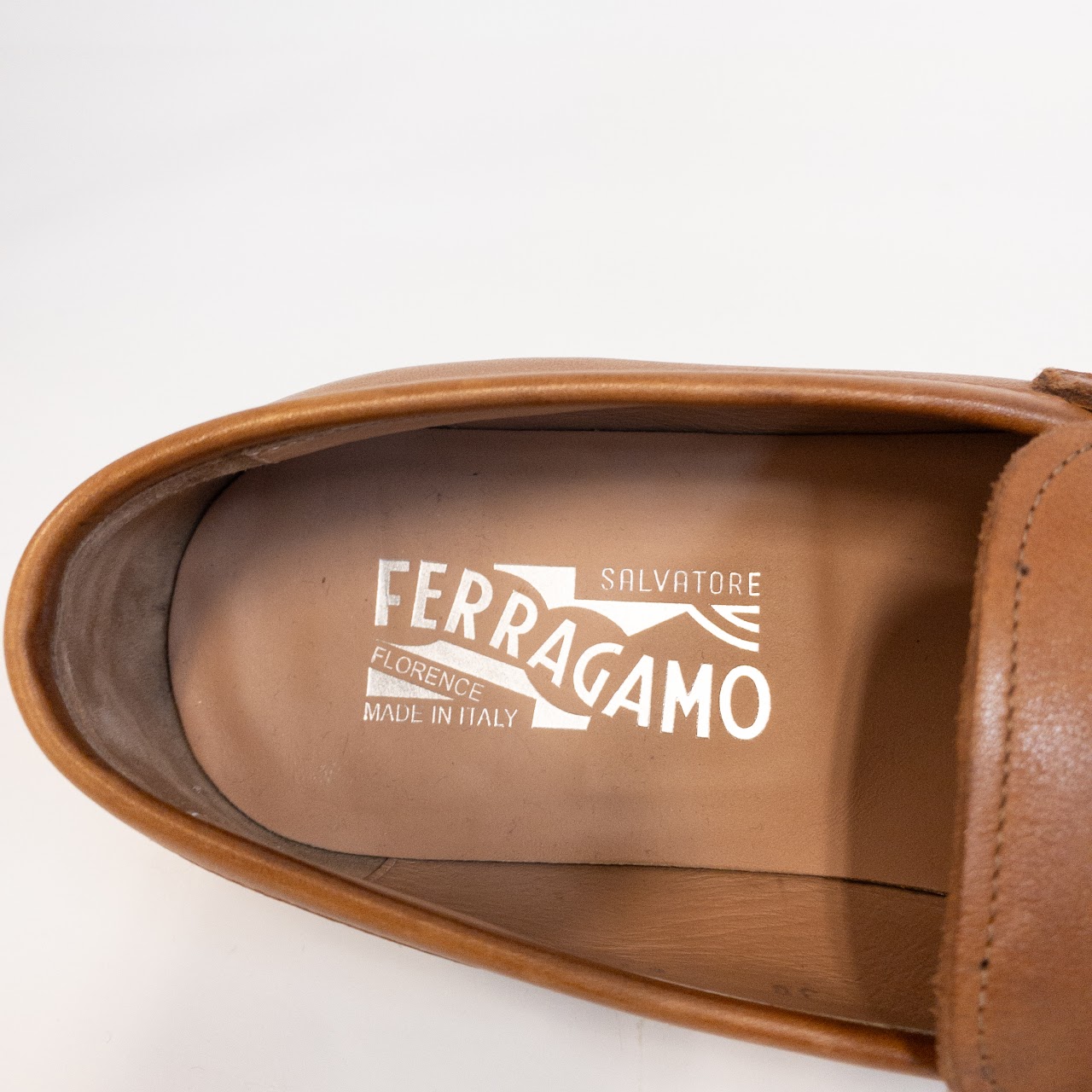 Salvatore Ferragamo Calf Skin Penny Loafers