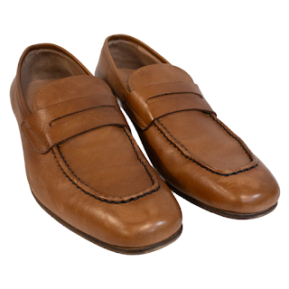 Salvatore Ferragamo Calf Skin Penny Loafers