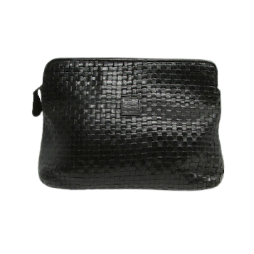 Fendi Woven Leather Shoulder Bag