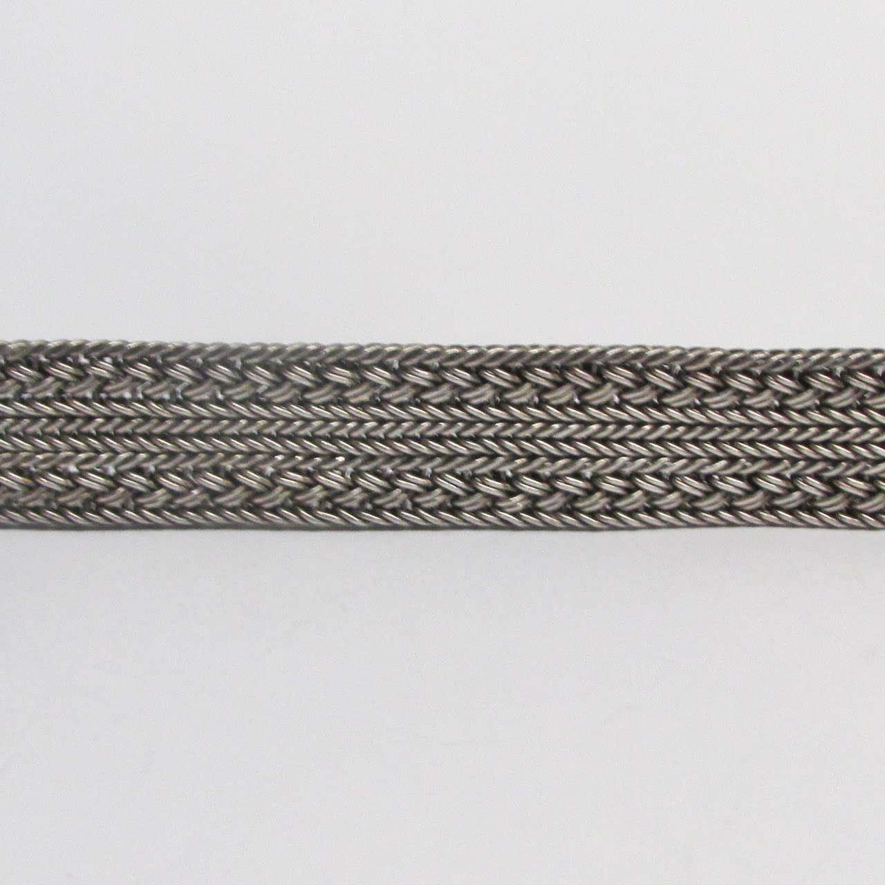 Sterling Silver Braided Belt