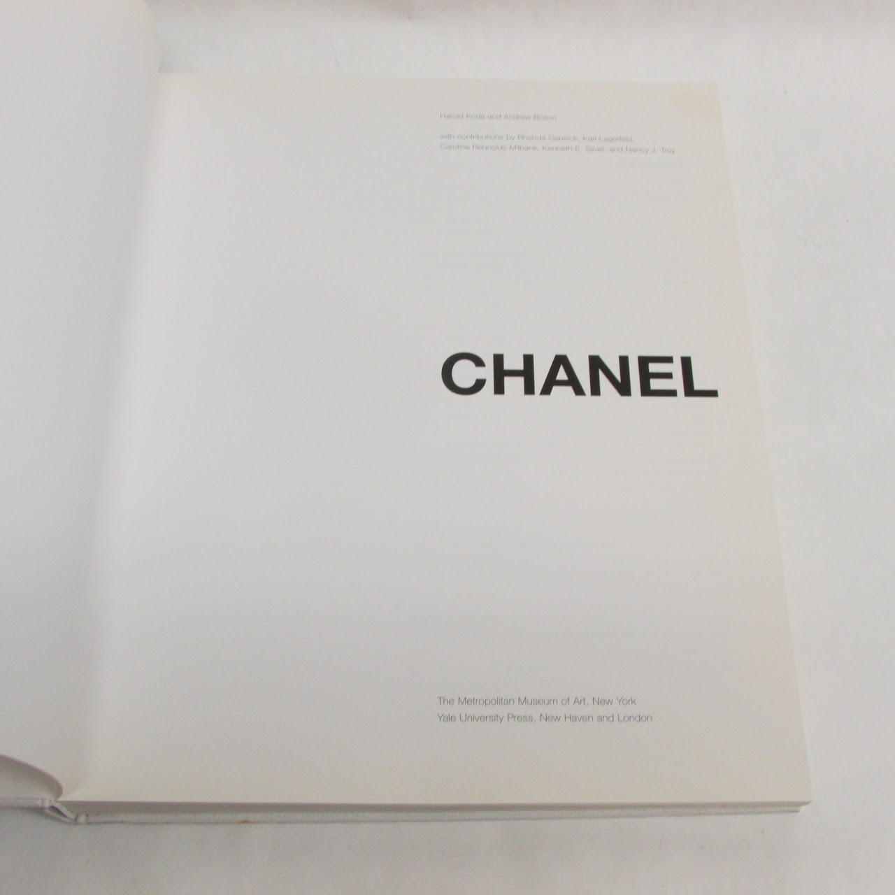 'Chanel: The Metropolitan Museum of Art' Book