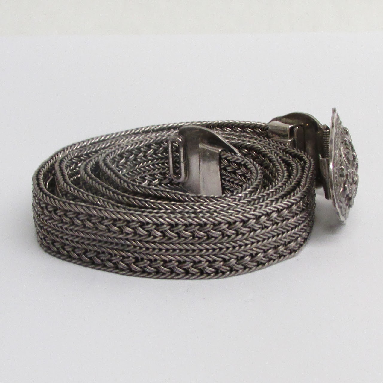 Sterling Silver Braided Belt