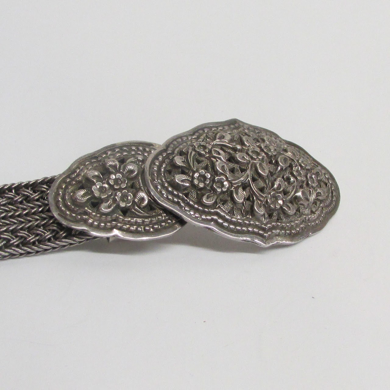 Sterling Silver Braided Belt