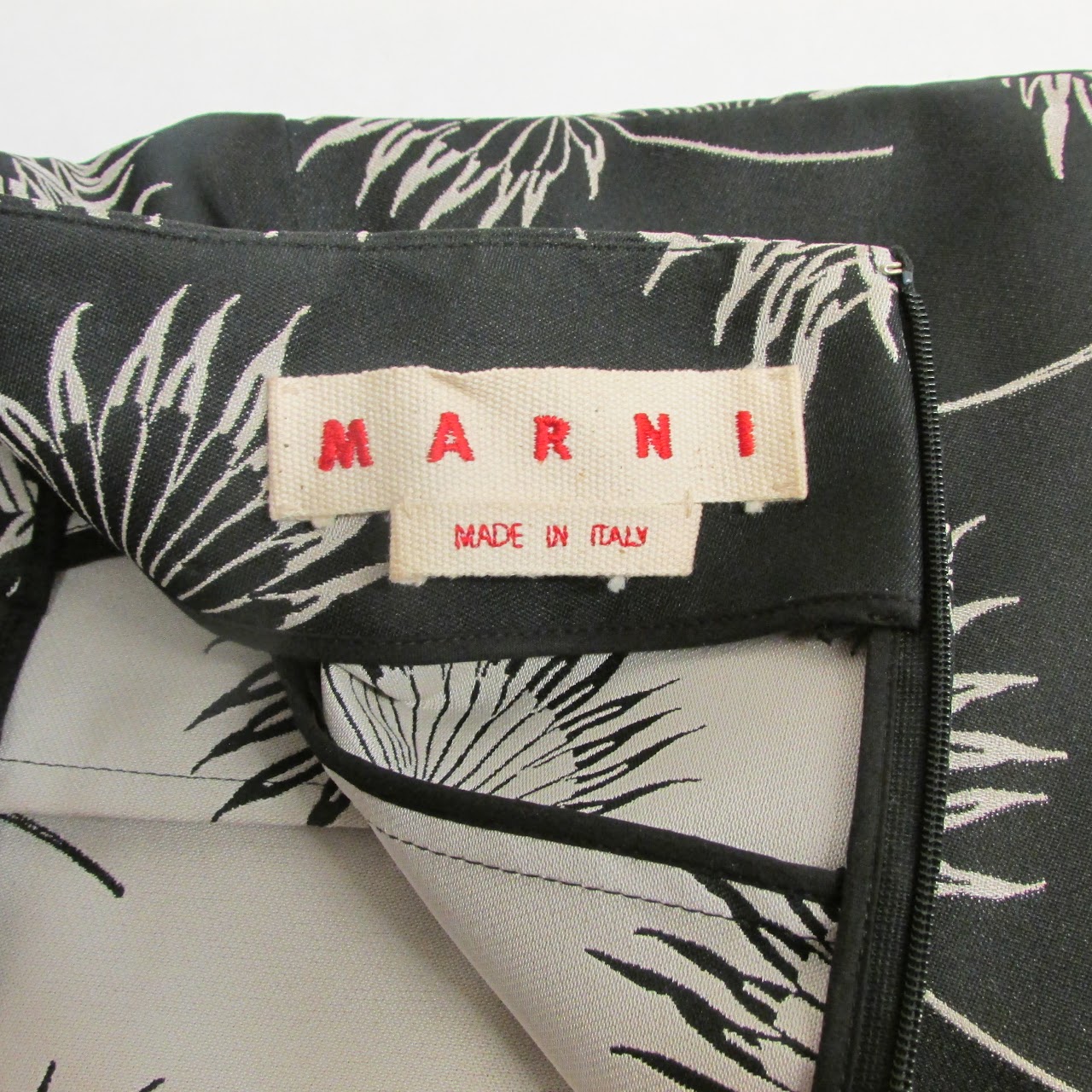 Marni Vintage Palm Skirt