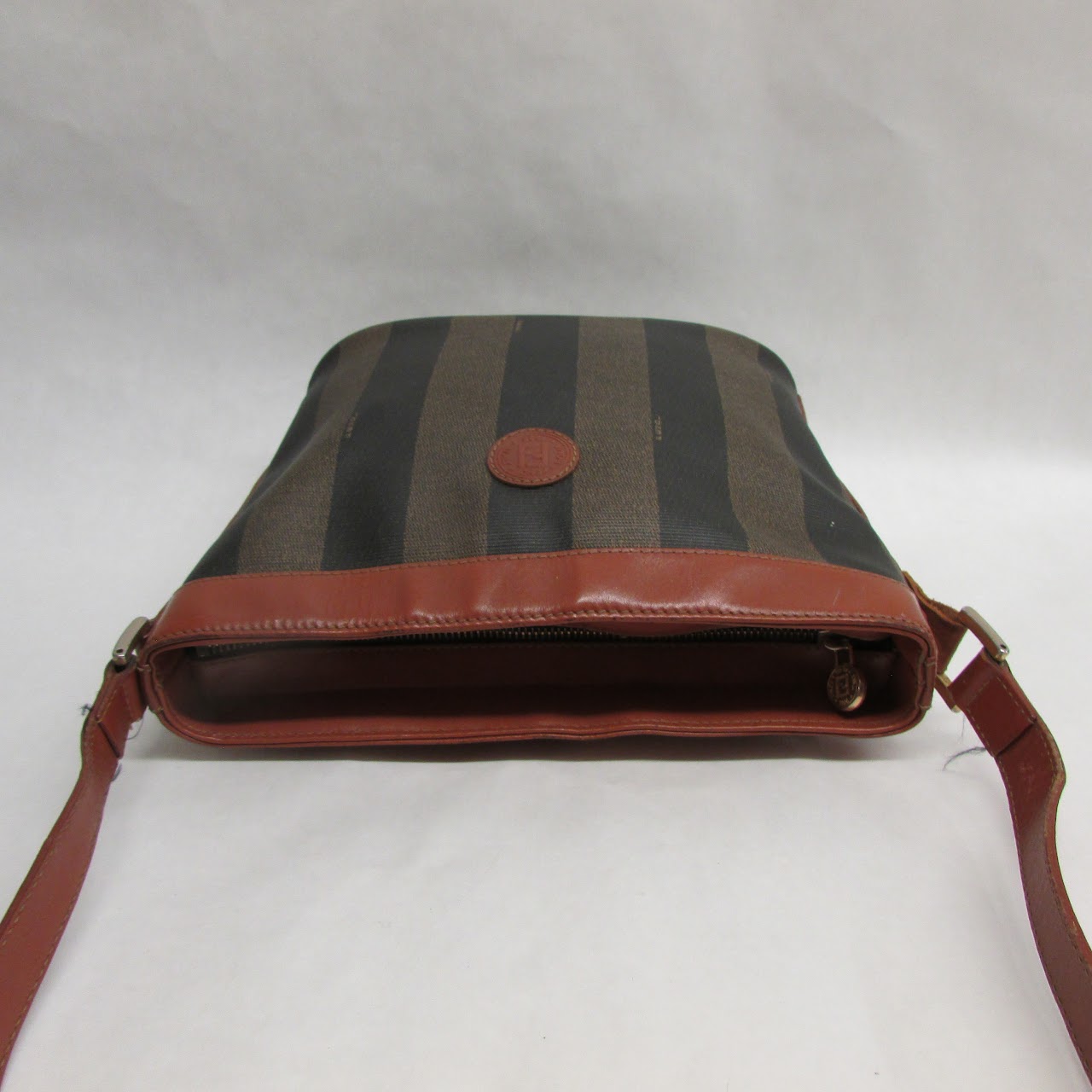 Fendi Pequin Stripe Crossbody Bag