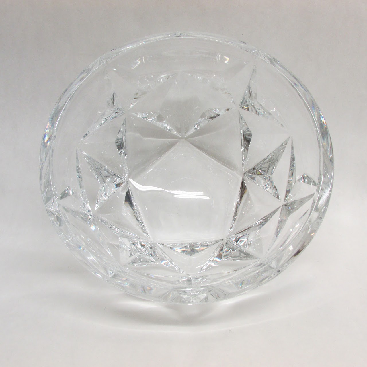 Tiffany & Co.Star Cut Crystal Bowl