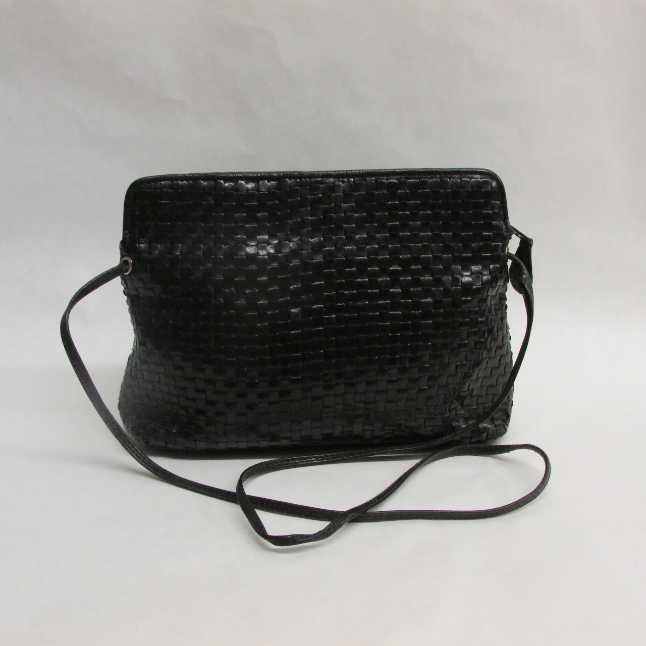 Fendi Woven Leather Shoulder Bag