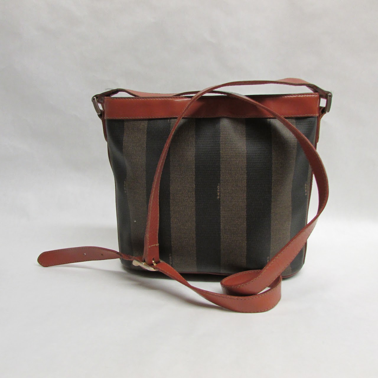 Fendi Pequin Stripe Crossbody Bag