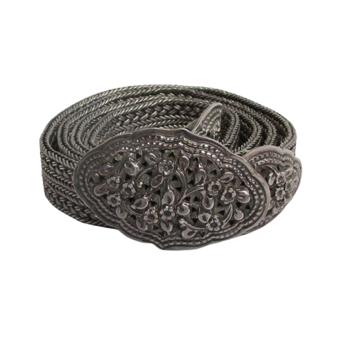 Sterling Silver Braided Belt