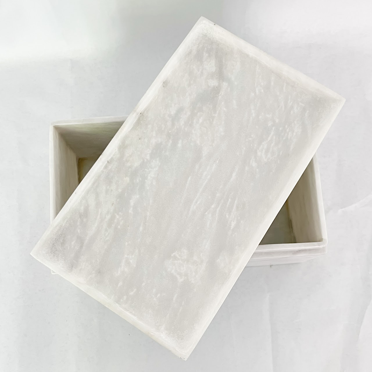 Palecek Seaglass & Marble Box