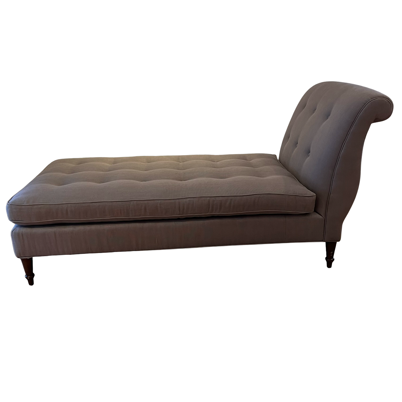 Jonathan-Wesley Upholstery Button-Tufted Chaise Lounge