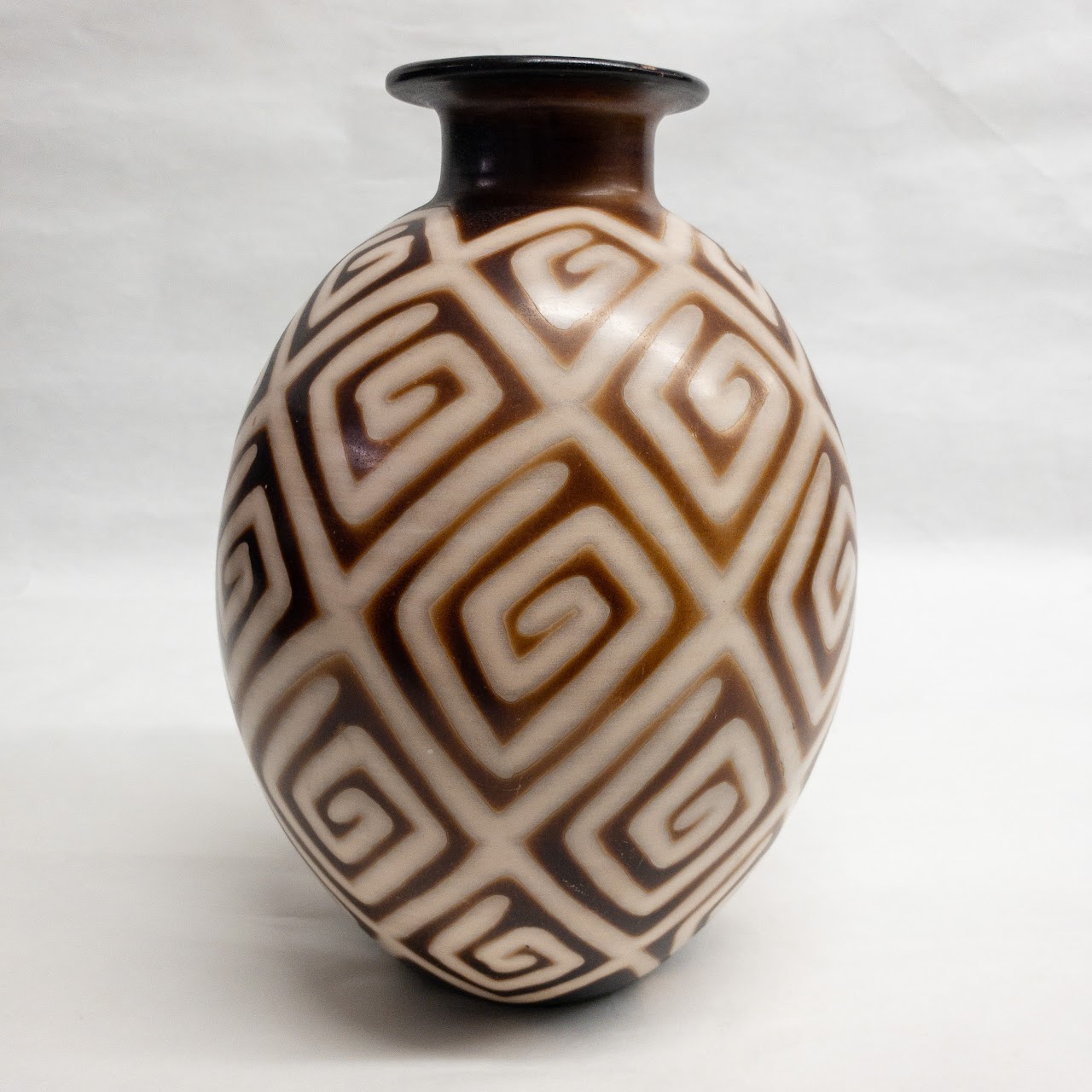 LuÍs Salas Signed Zoo Ceramic  Vase