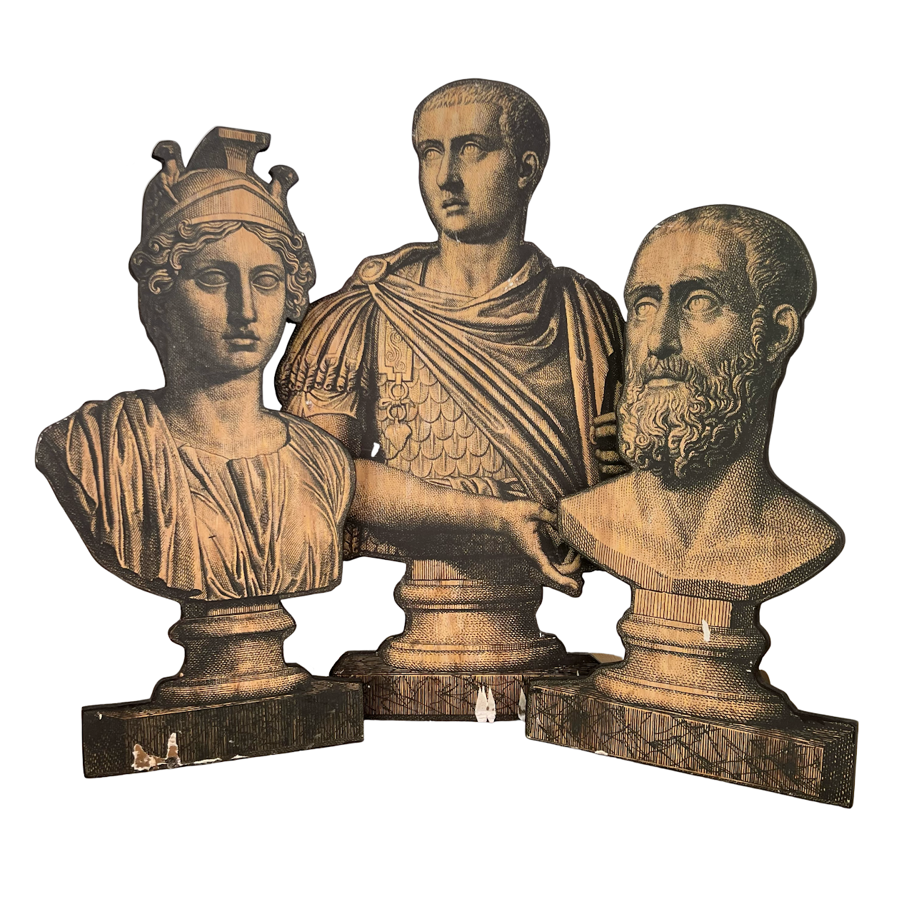 Tozai Home Roman Bust Stand Trio