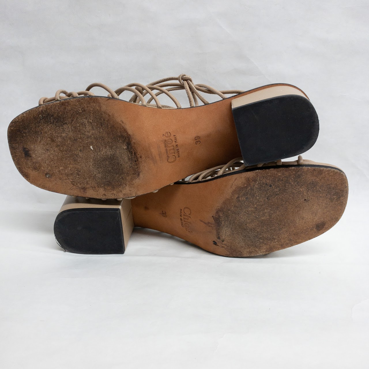 Chloé Woven Strap Sandals