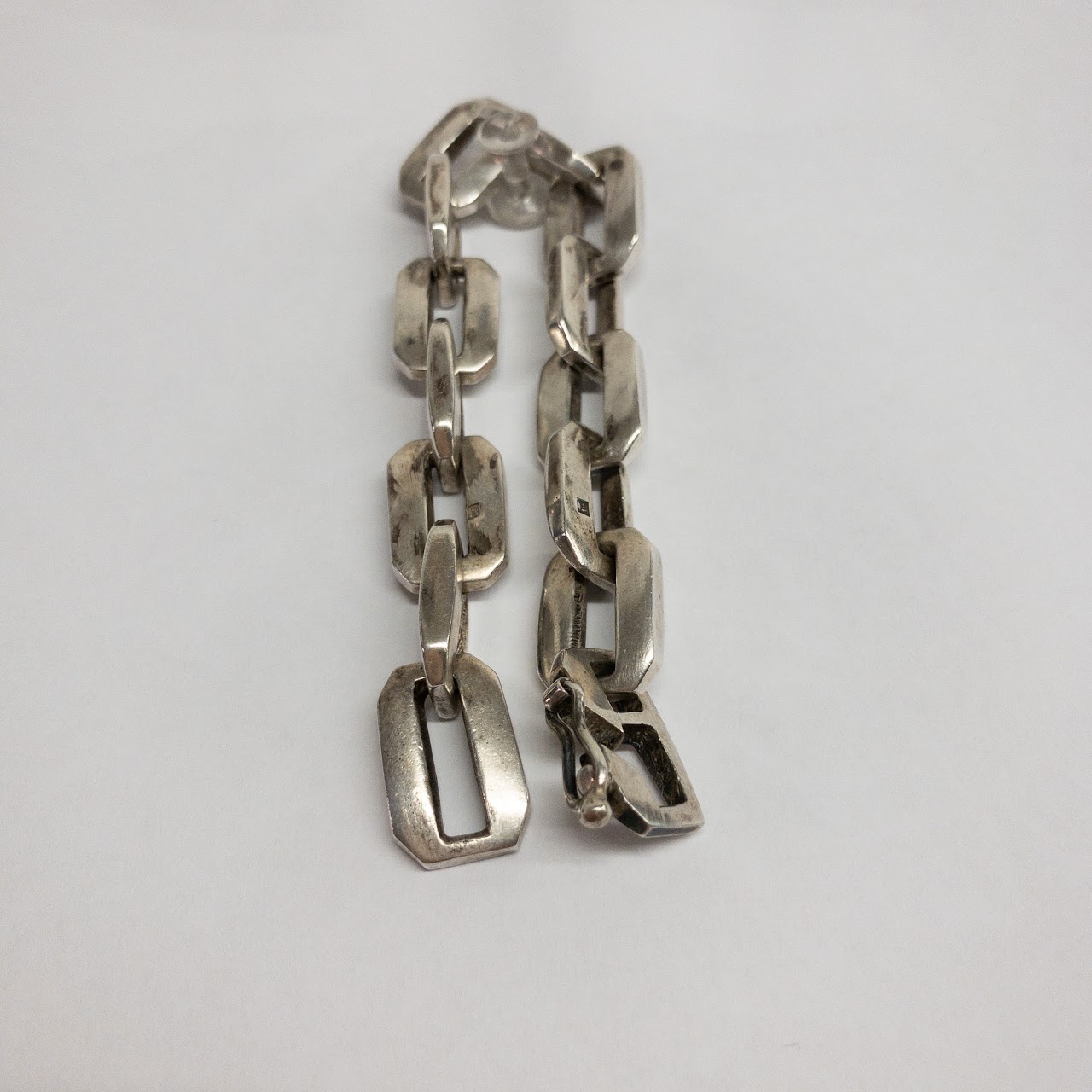 Egyptian Sterling Silver Link Bracelet