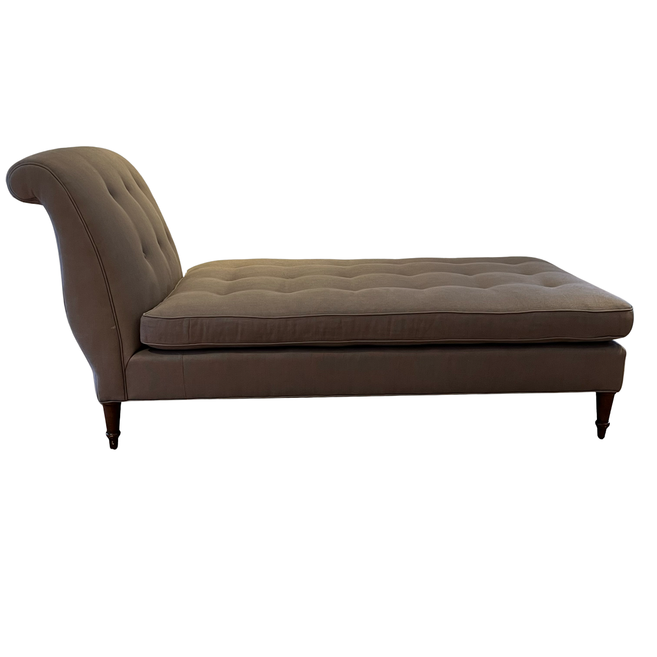 Jonathan-Wesley Upholstery Button-Tufted Chaise Lounge