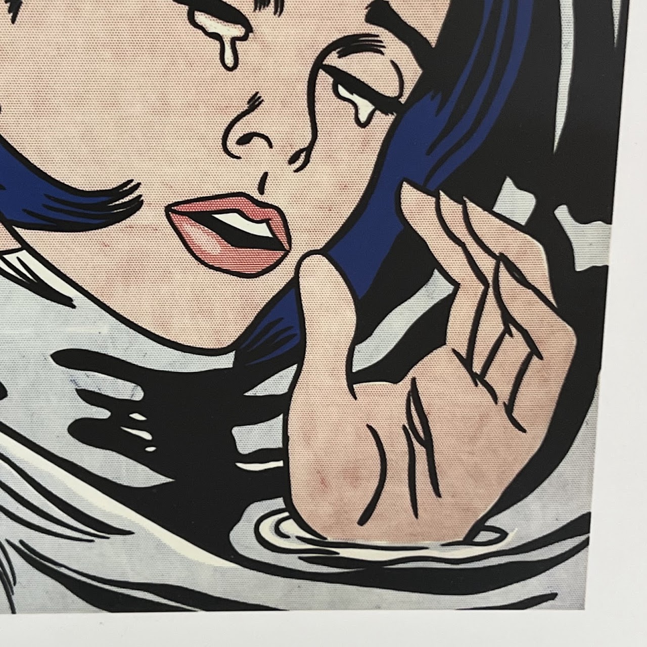 Roy Lichtenstein 'Drowning Girl' MoMA Print