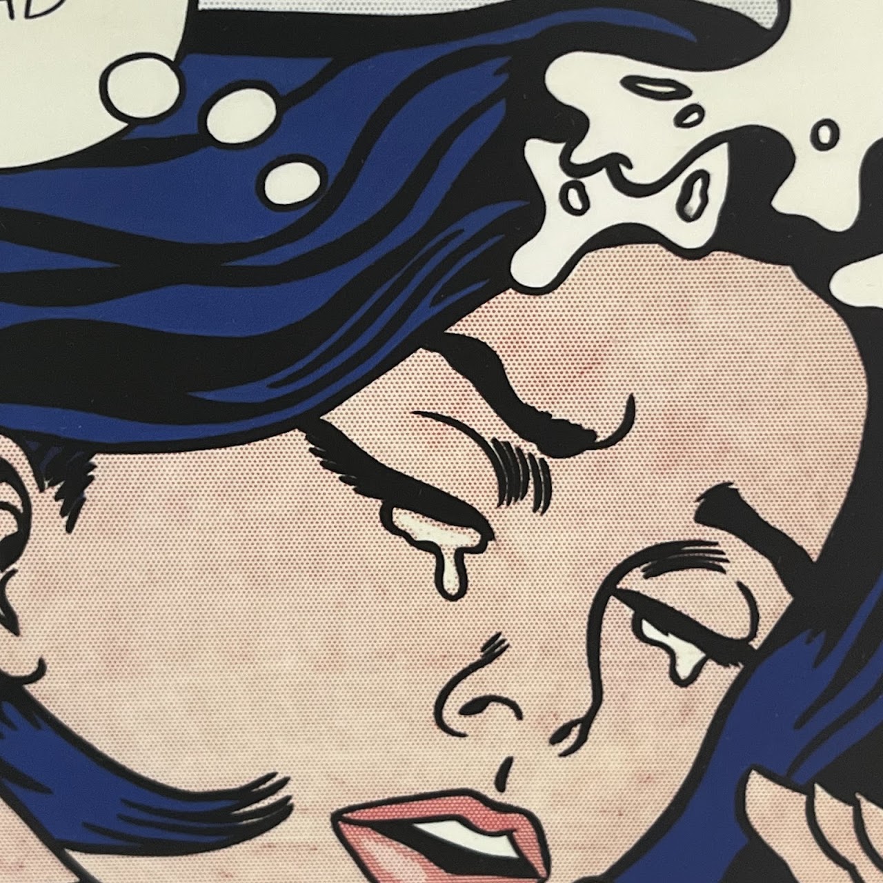 Roy Lichtenstein 'Drowning Girl' MoMA Print