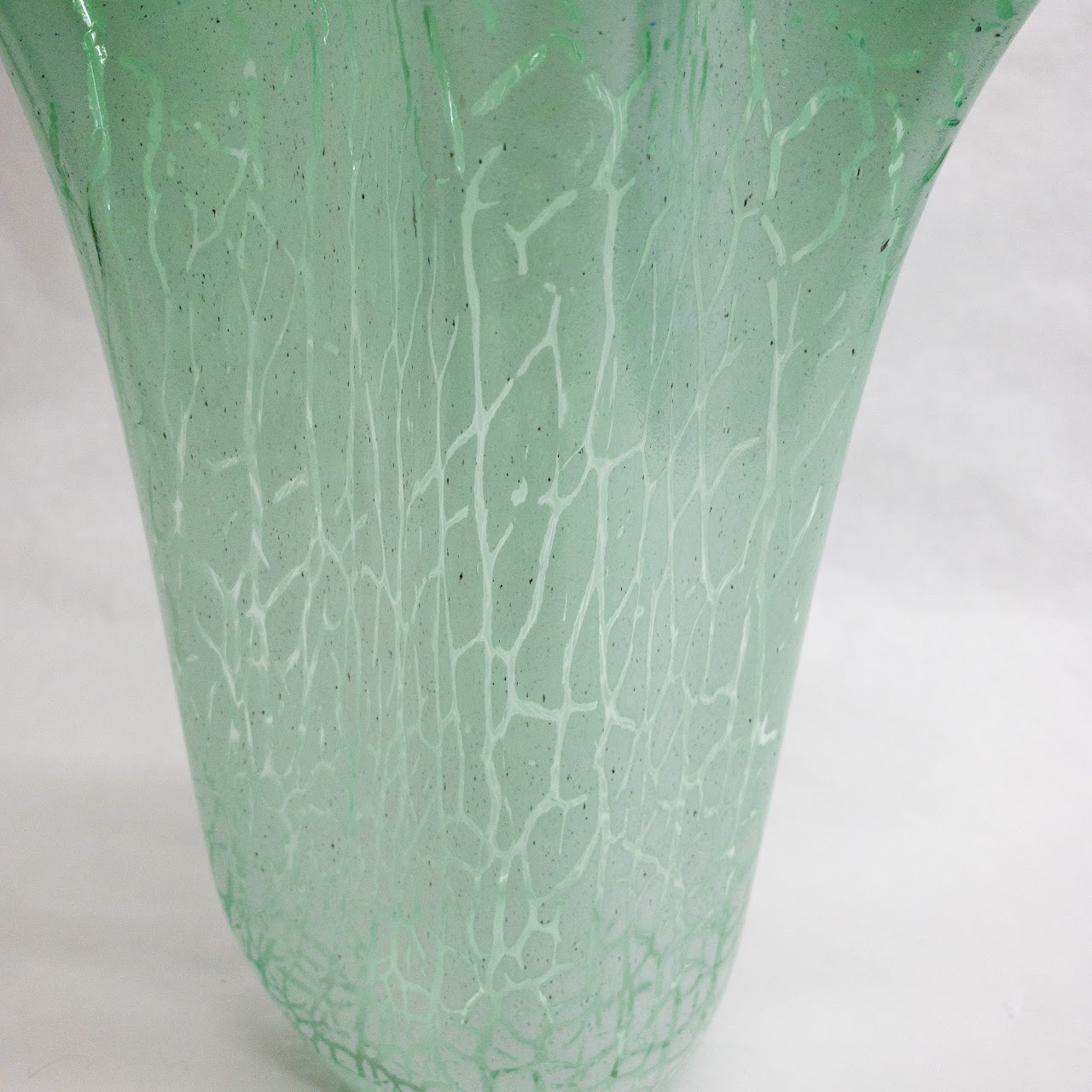 Tarnowiec Art Glass Lettuce Vase