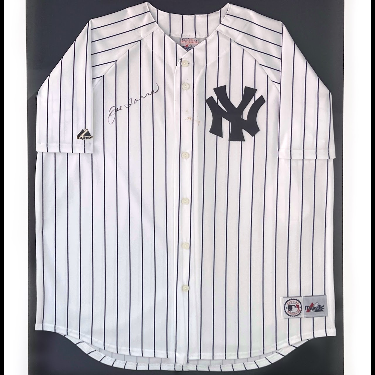 Joe Torre Autographed New York Yankees Jersey