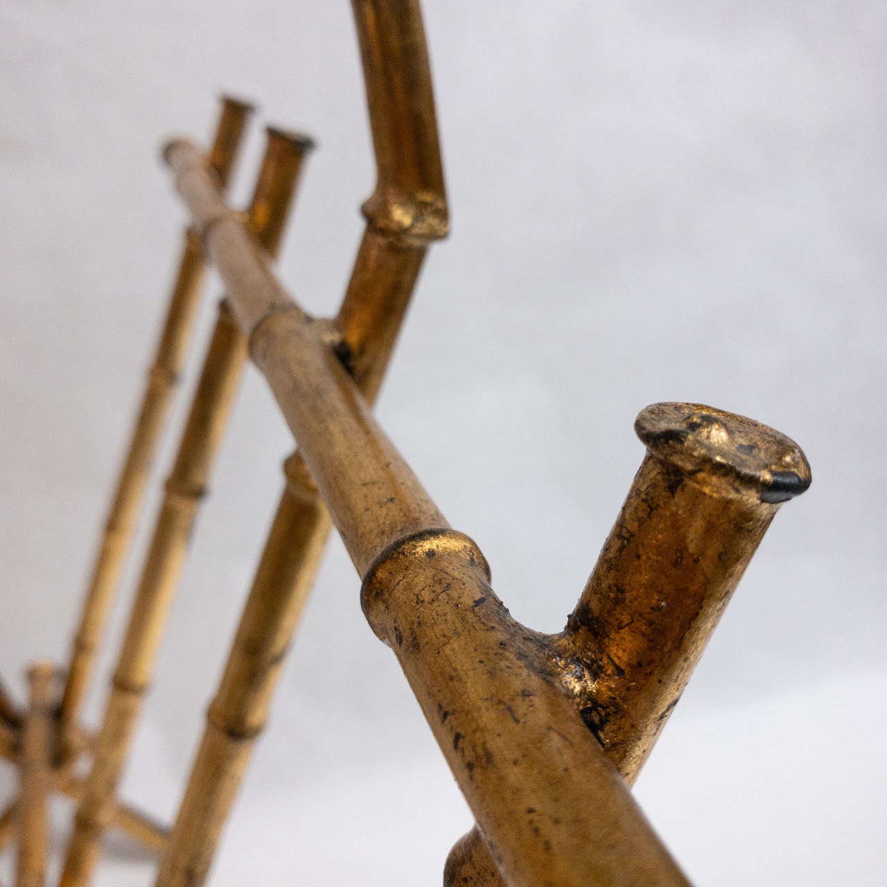 Metal Bamboo Magazine Rack