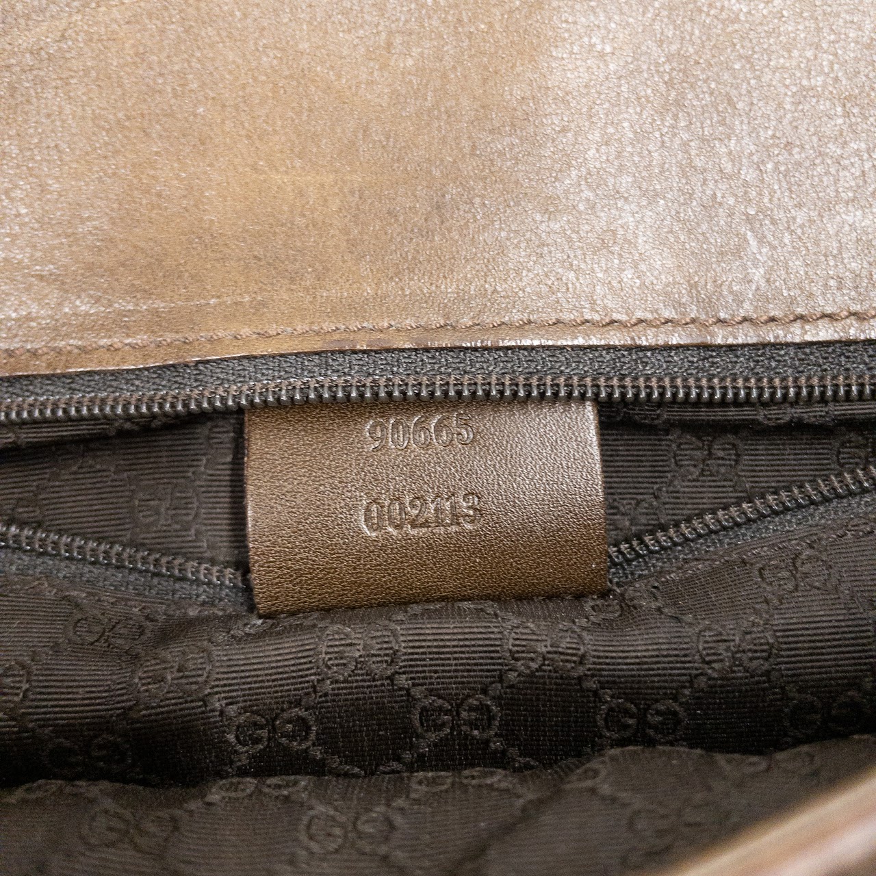 Gucci Leather  Saddle Bag