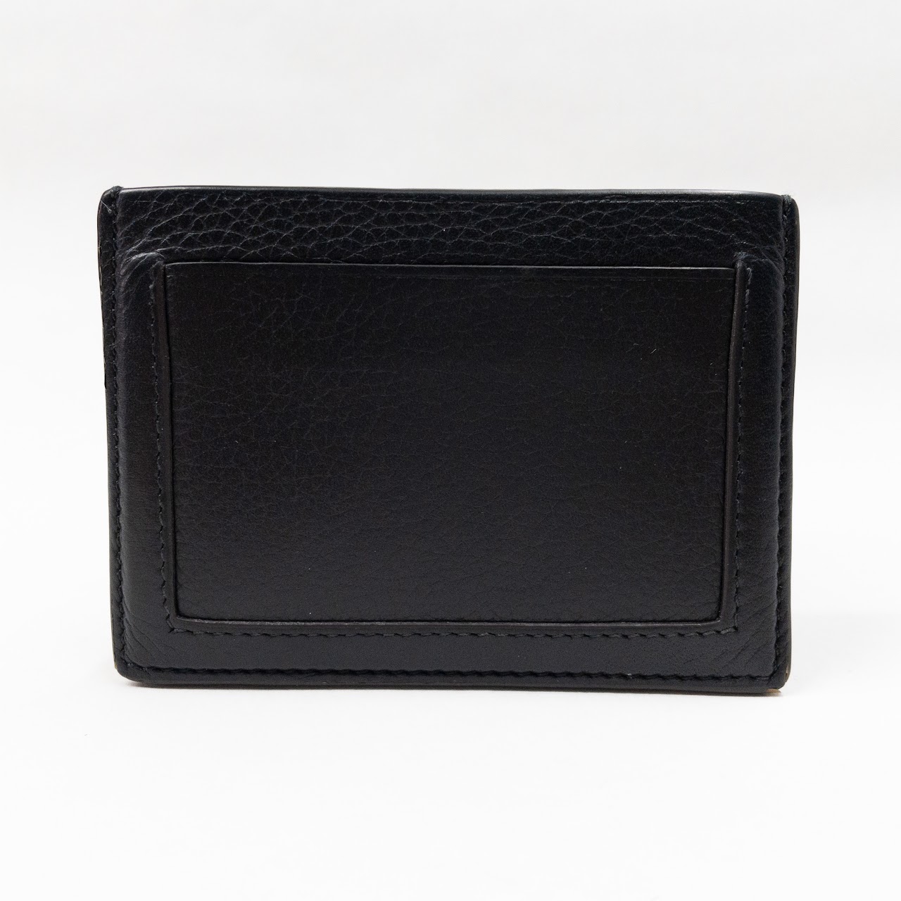 Céline Black & Yellow Three-Pocket Card Wallet