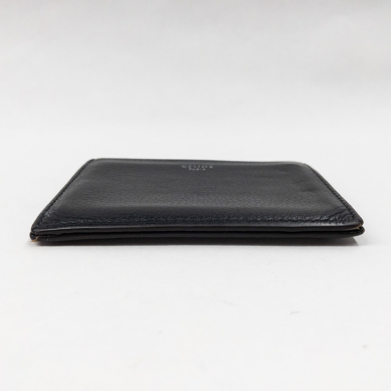 Céline Black & Yellow Three-Pocket Card Wallet