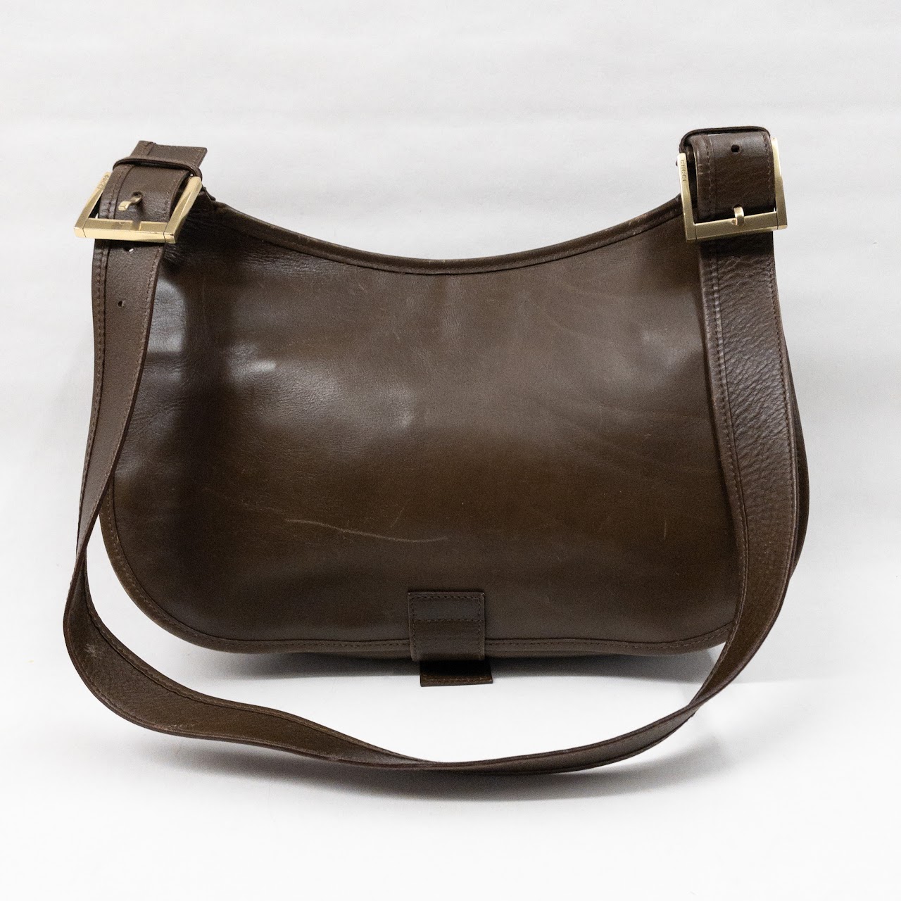 Gucci Leather  Saddle Bag