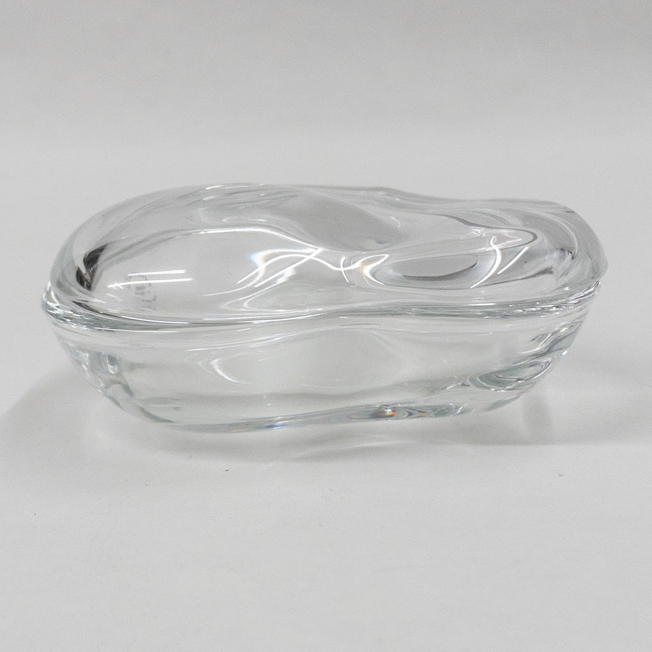 Tiffany & Co. Elsa Perretti Lead Crystal Heart Trinket Dish