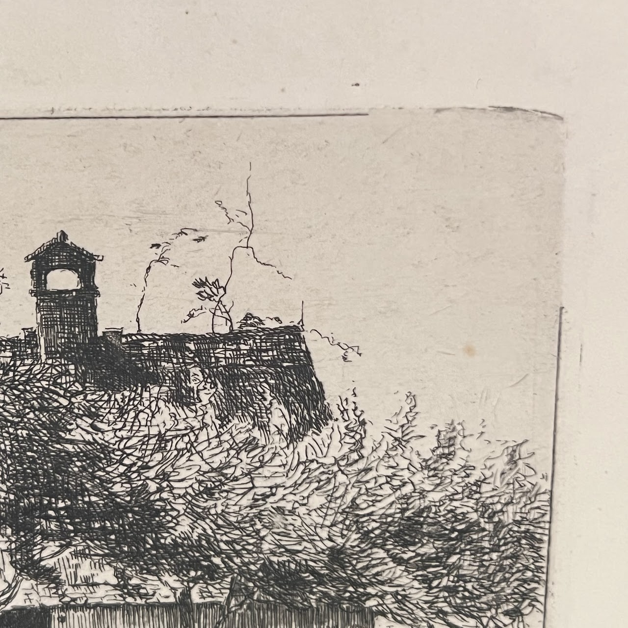 Sion Longley Wenban Drypoint Etching Pair