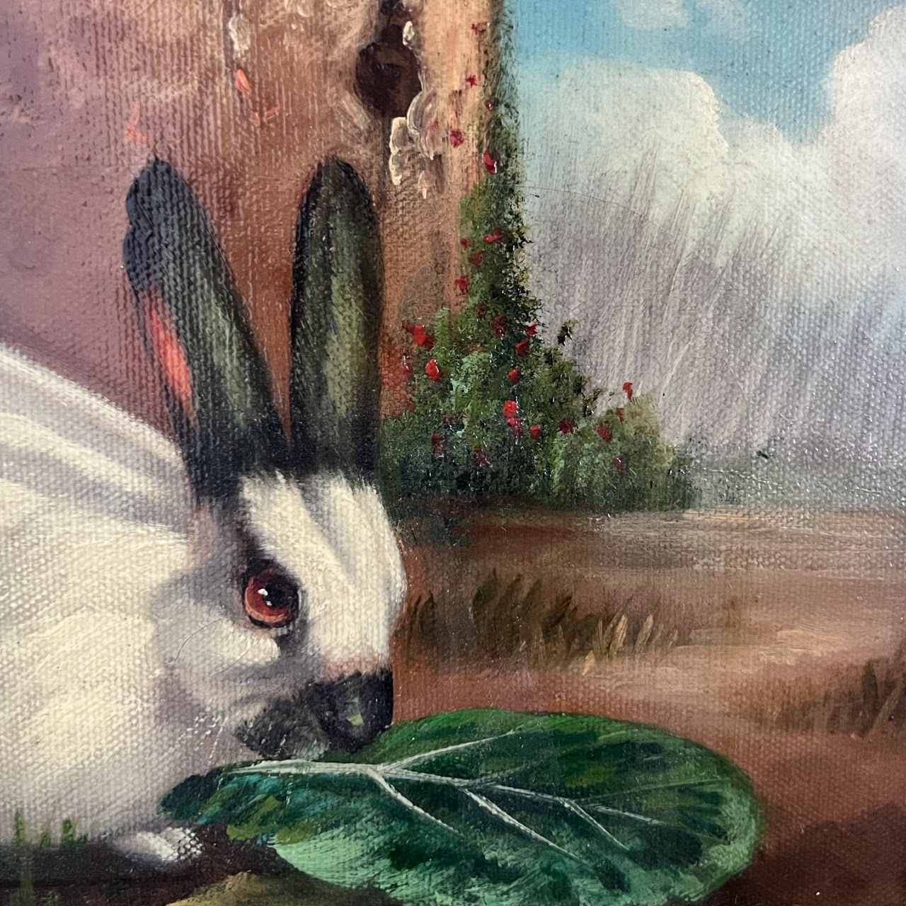 Buronson Rabbit Oil Painting #2